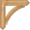 Ekena Millwork Thorton Arts and Crafts Rough Sawn Bracket w/ Offset Brace, Western Red Cedar, 8"W x 34"D x 34"H BKT0806X34X34THR03RWR - alternate 4
